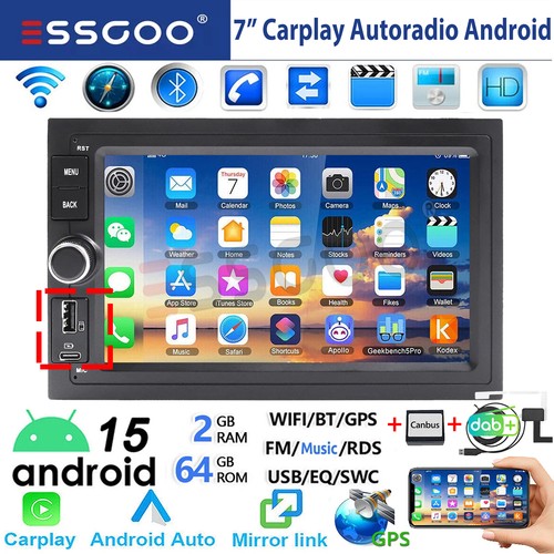 Dab android autoradio - 15,