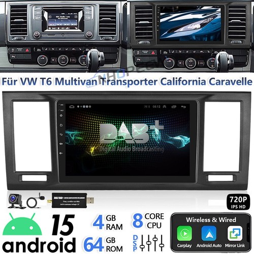 Dab 64gb android15 carplay - dab+,