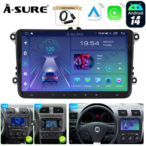 Dab carplay android 14 - dab+,