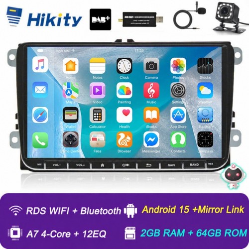 Dab android 15 autoradio - dab+,